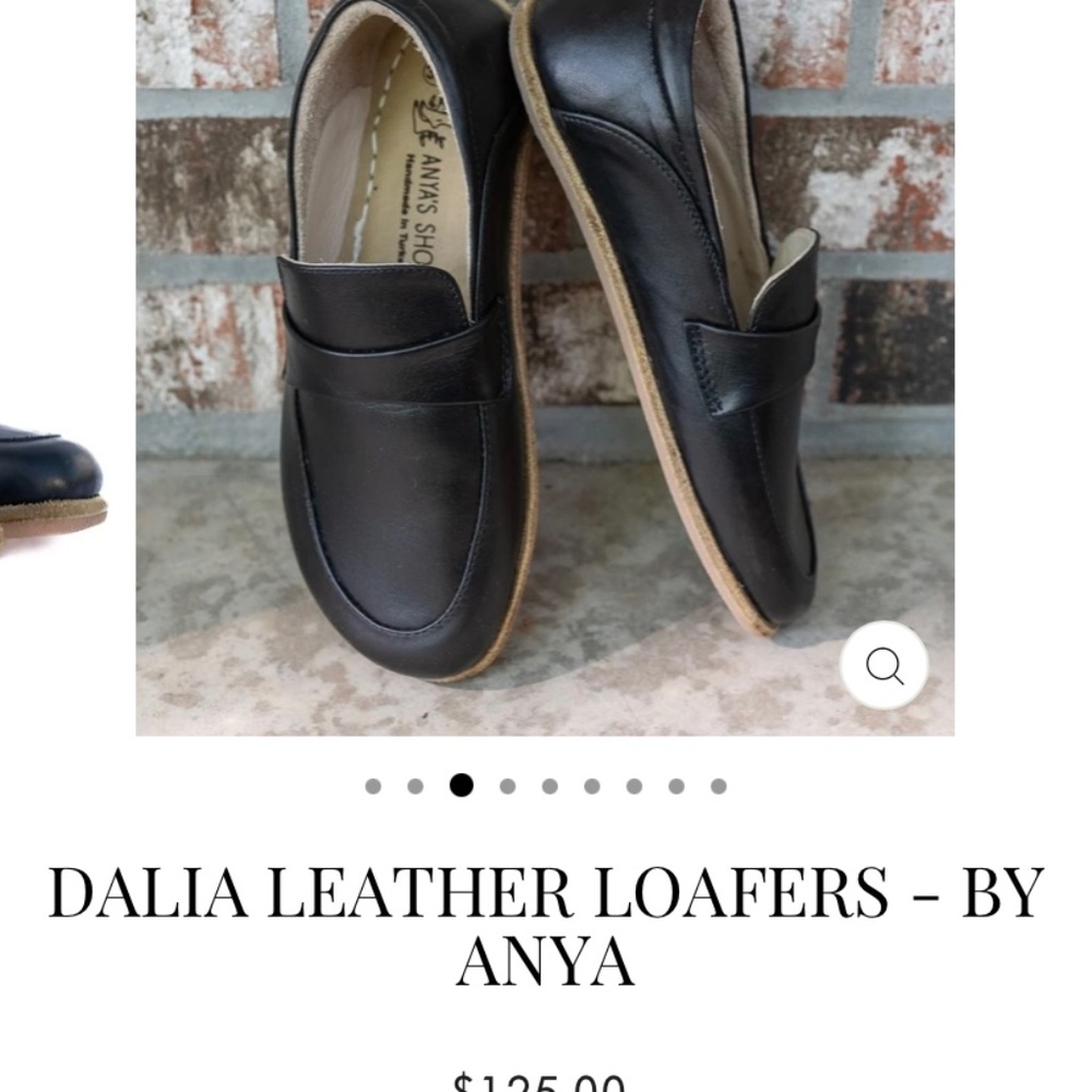 Dalia Leather Loafers Anya’s Shop